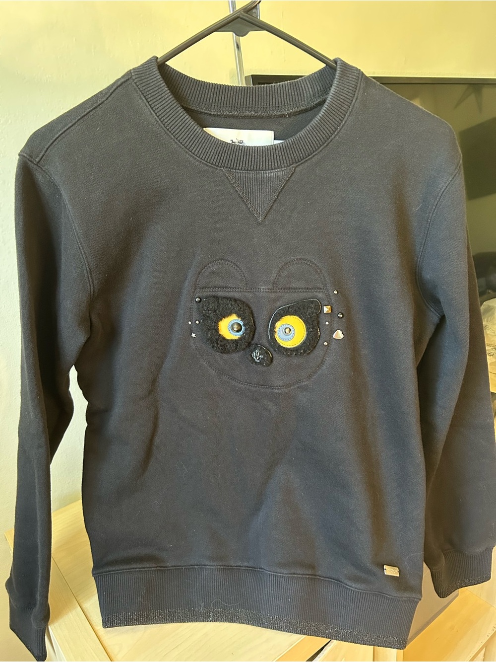 Coach Limited Edition Shearling Bear Sweatshirt $295 retail